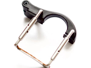 Center mount chin rest base with bracket.