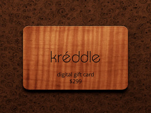 Kréddle custom violin chin rest gift card valued at $299.