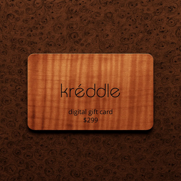 Kréddle custom violin chin rest gift card valued at $299.