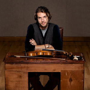 Showing the inventor of the kréddle adjustable violin chin rest Jordan Hayes.